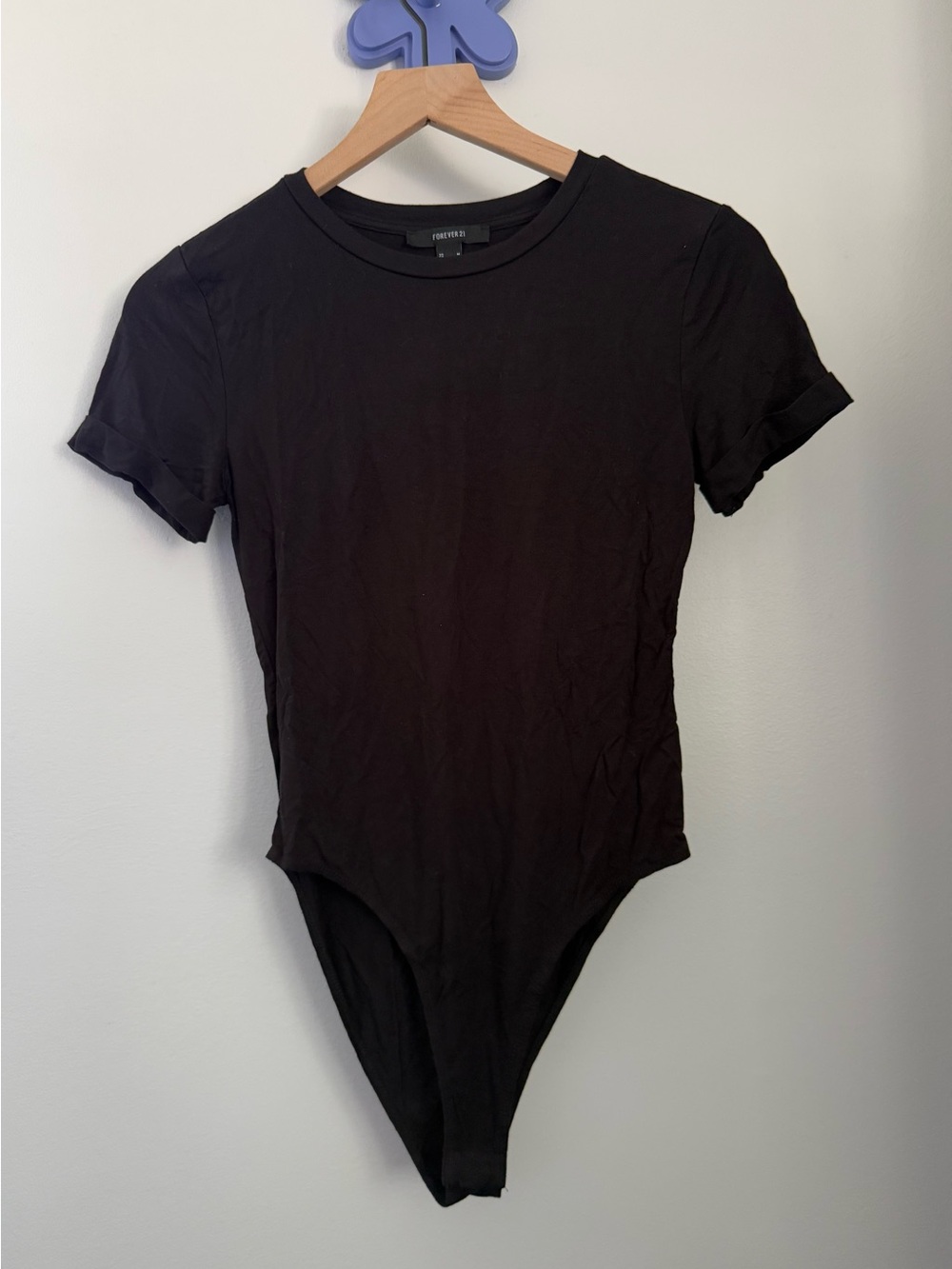 Forever 21 Medium Crew Neck Slim Fitted Bodysuit Bodycon